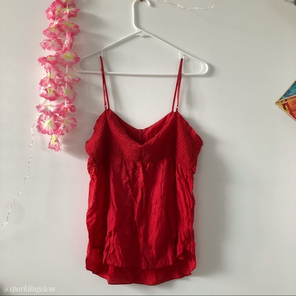 ✨$5/$20✨ Nautica Red Peasant Camisole - Picture 3 of 8
